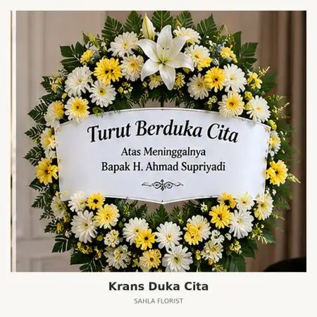 Krans Bunga Duka Sukarami Palembang
